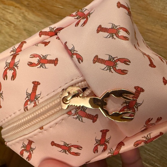Revolution Pink Lobster Pattern Pouch - Picture 2 of 3